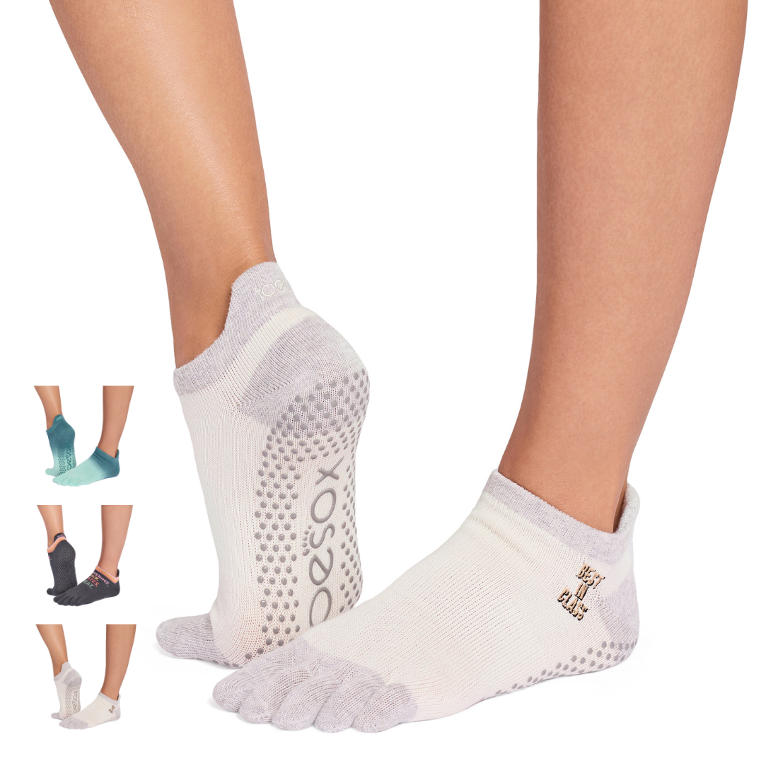 【Toesox_季節限定】Grip Full Toe Low Rise