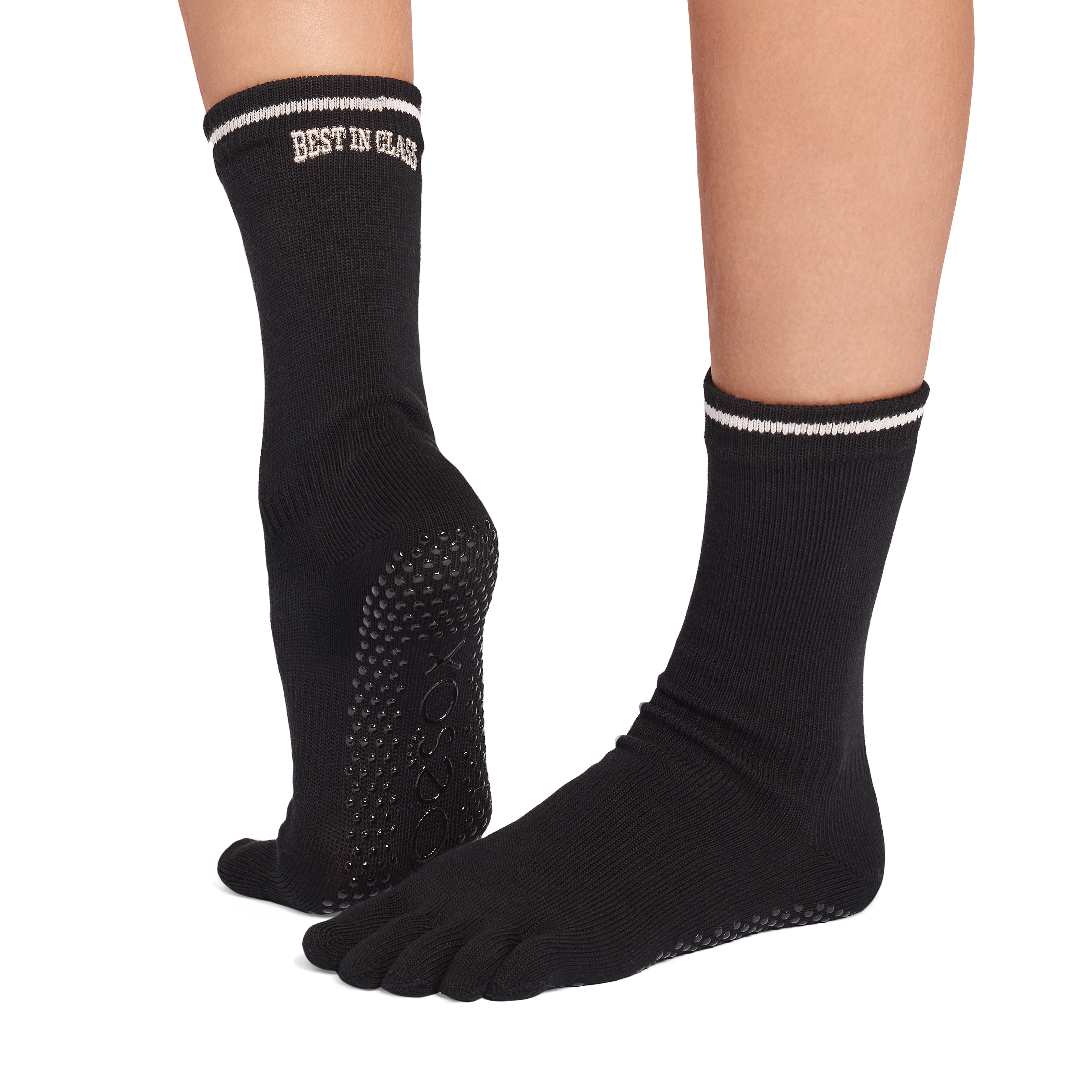 【Toesox_季節限定】Grip Full Toe Crew カラー: Best In Class, サイズ: M