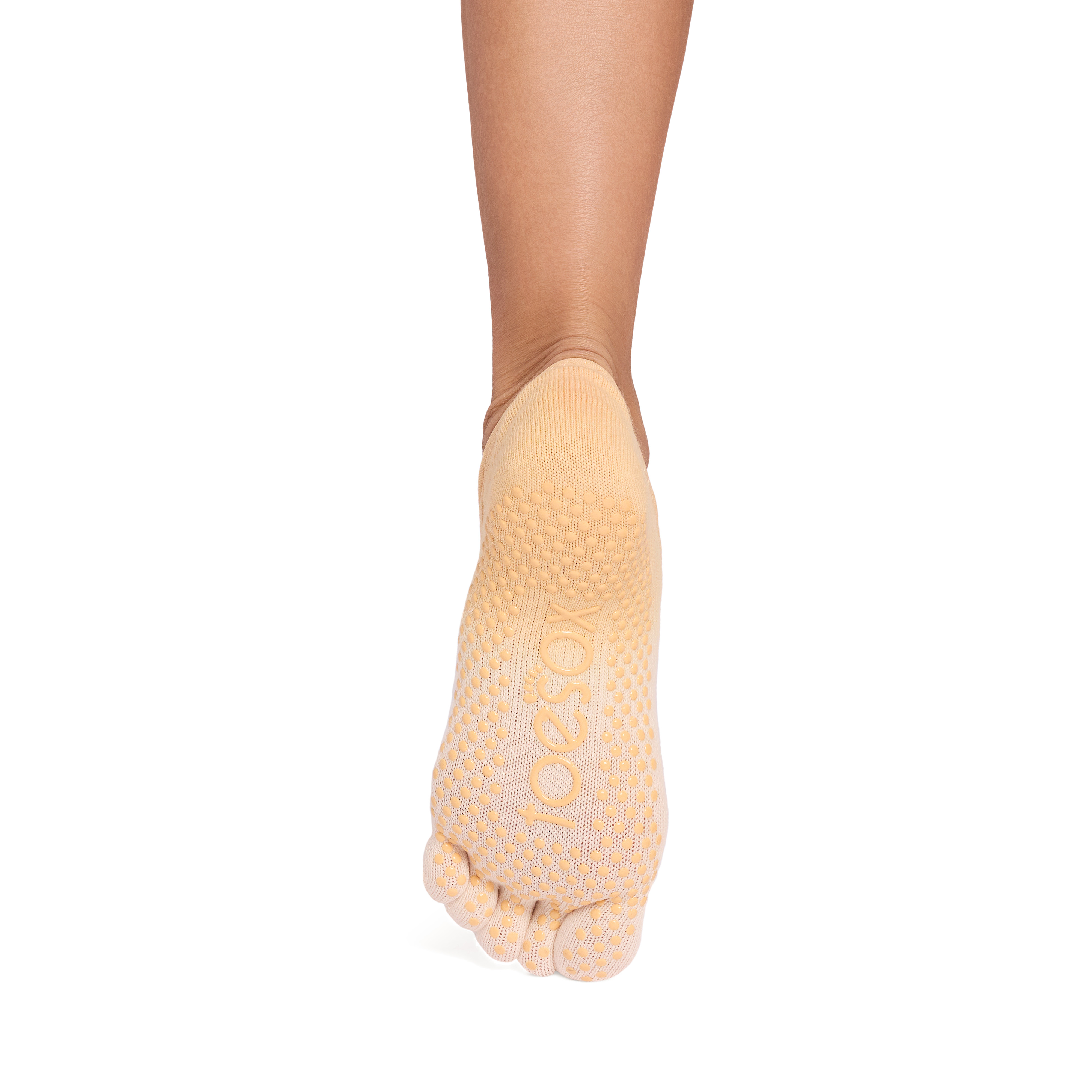 【Toesox_季節限定】Grip Full Toe Elle Tec カラー: Golden, サイズ: M
