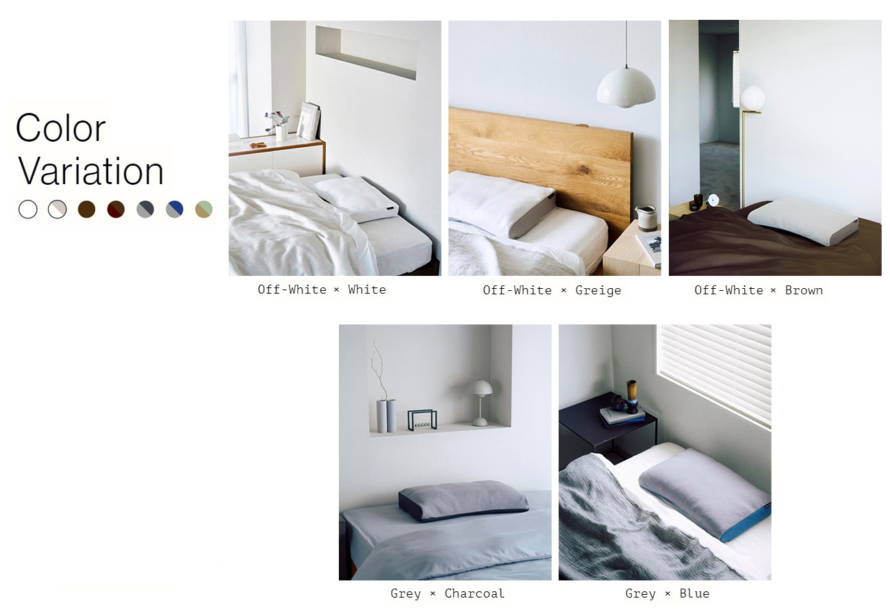枕の形状を安定させる THE PILLOW Cover(専用枕カバー) のご紹介
