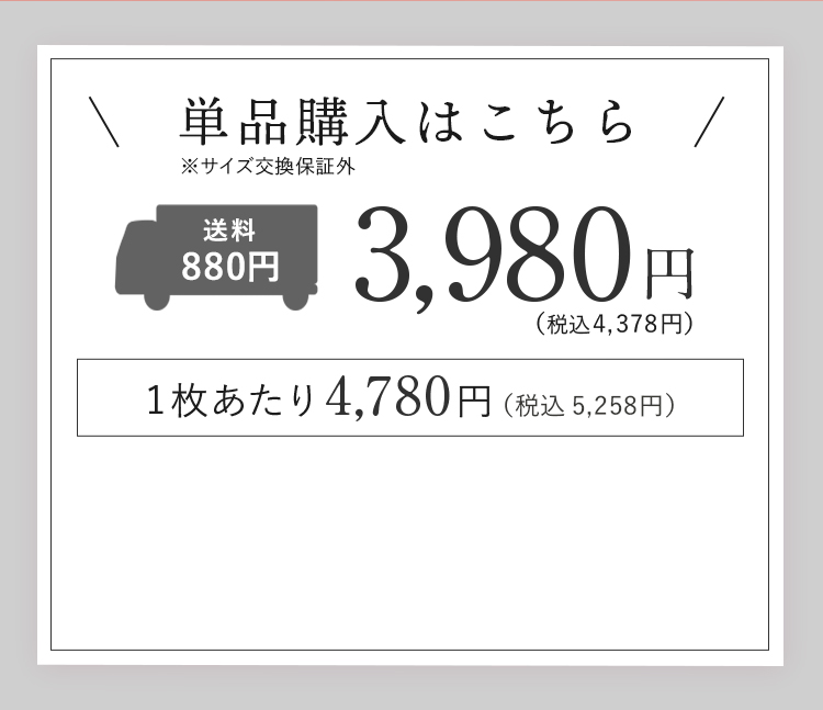 単品で今すぐ申し込む