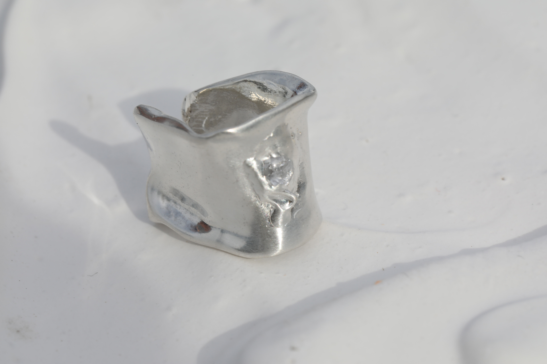 プリュイpluie パス デューン キュービックジルコニア イヤカフ パス デューン キュービックジルコニア イヤカフ - PLUIE：プリュイ