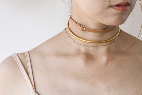 レザートープ W チョーカー