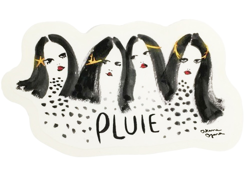 【美品】プリュイヘアアクセサリー4点セット プリュイ プリュイPLUIE ヘアアクセサリー 4点セット売り