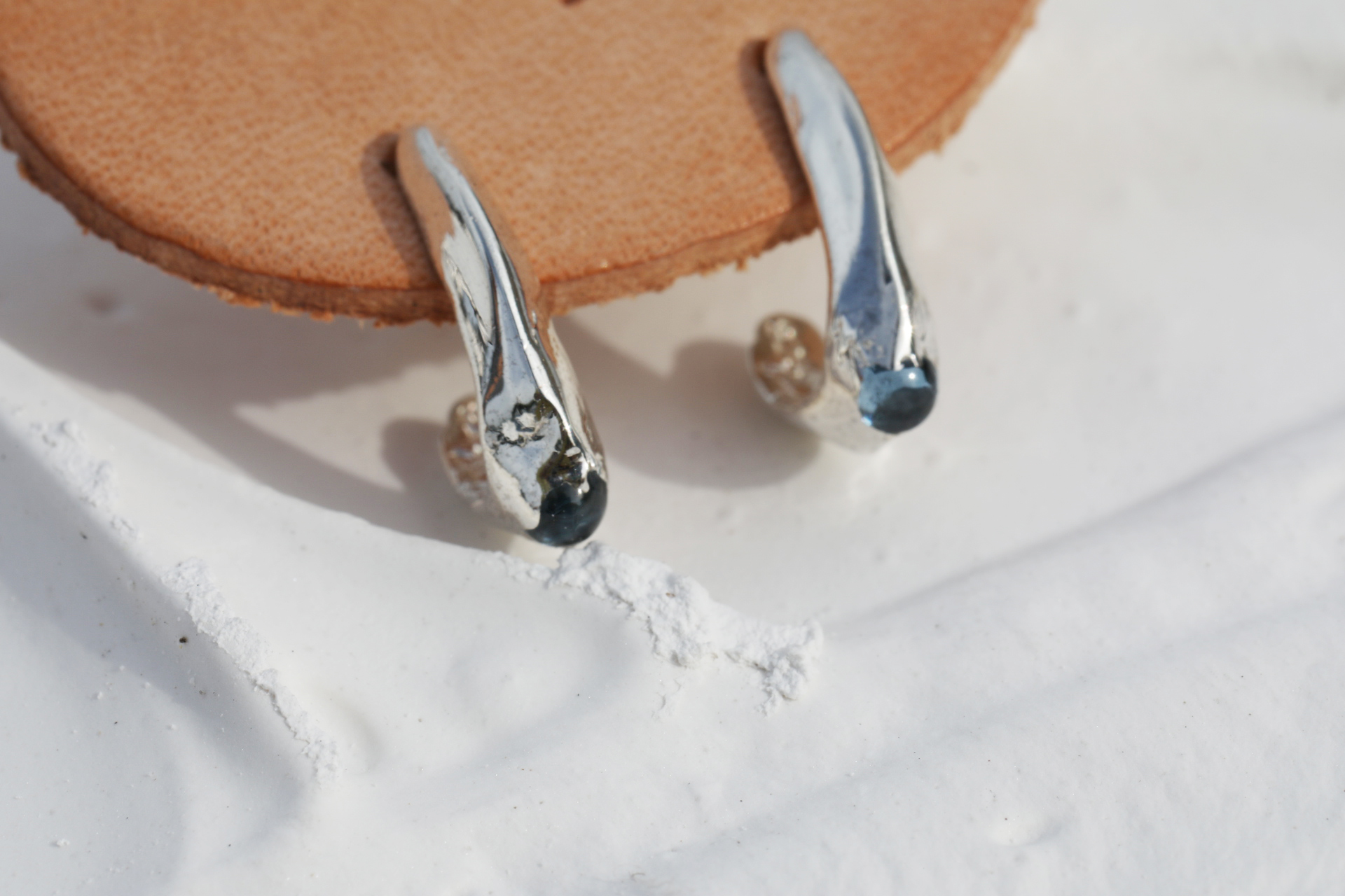 ラバ G2 ブルージルコン ピアス - PLUIE：プリュイ / ユエリーニュ