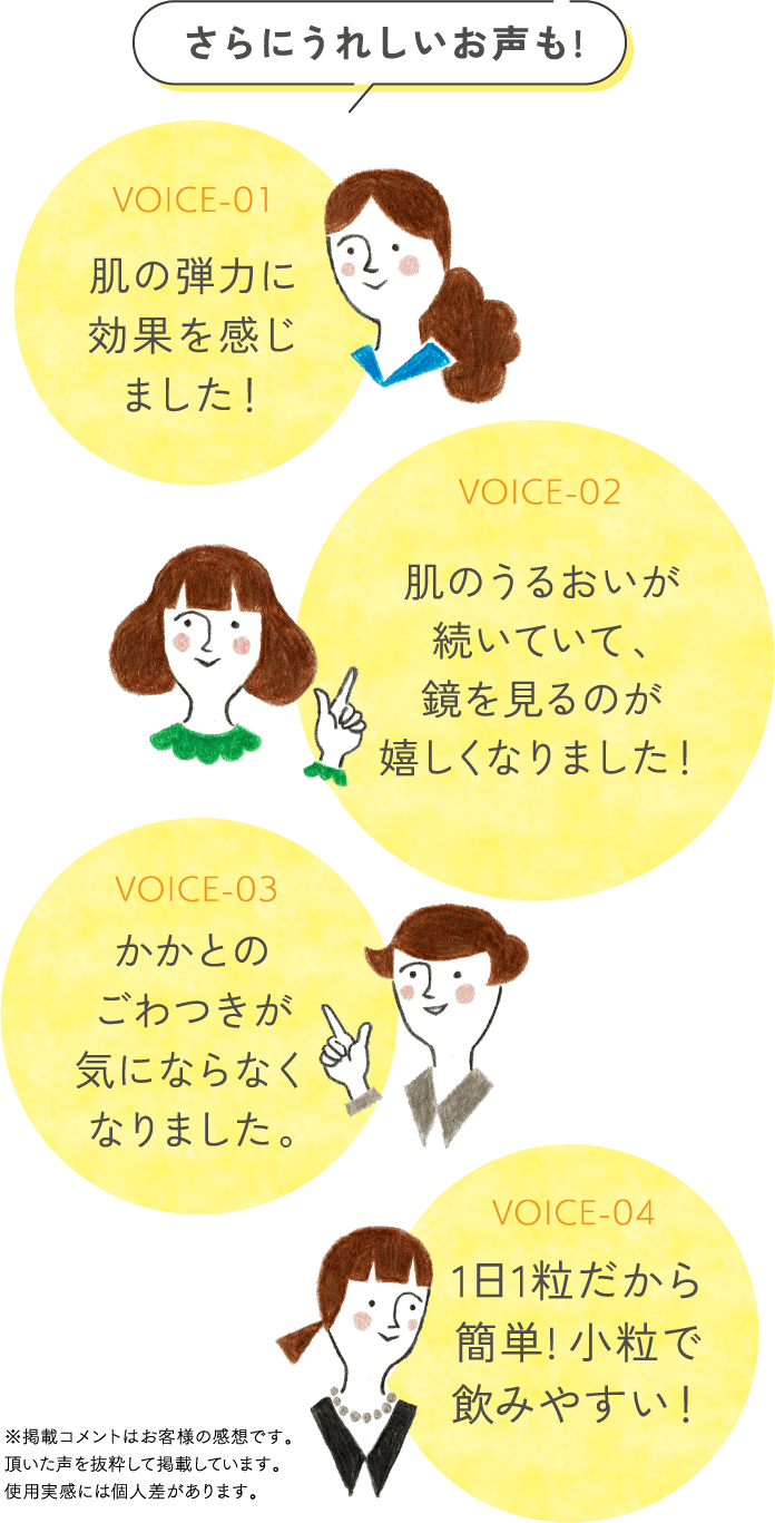 さらにうれしいお声も!