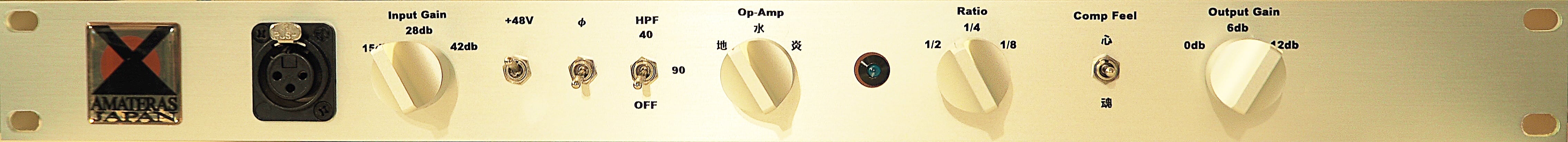 AMATERAS 1013【TS】/ 1ch.Mic Preamp & Compressor