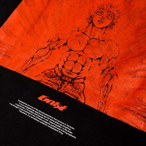 【美品】MEQRI × グラップラー刃牙 ロンT 長袖Tシャツ ロングスリーブ 美品】MEQRI × グラップラー刃牙 ロンT 長袖Tシャツ ロング