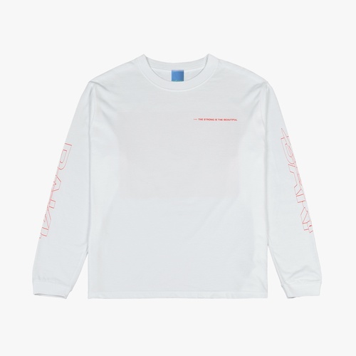 刃牙 Long Sleeve Tee エンドルフィン　ホワイトXL MEQRI | メクリ