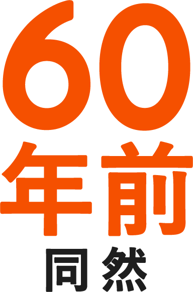 60年前同然