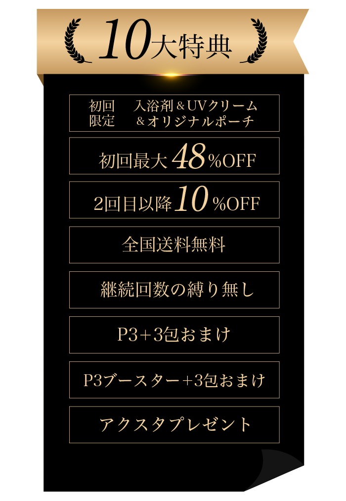 10大特典