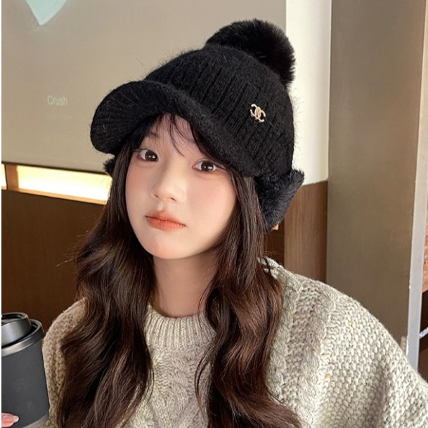 ケーブルニットキャップ