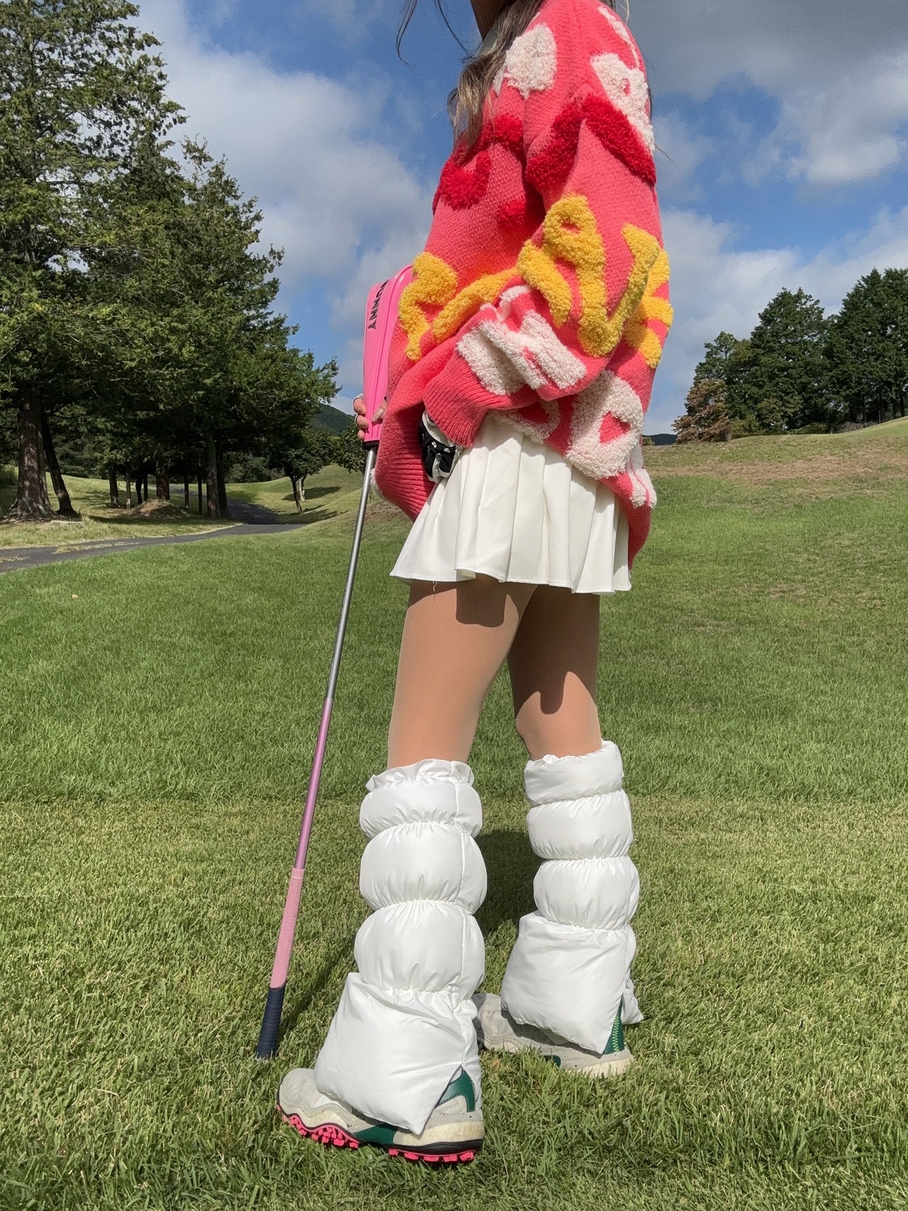 中綿レッグウォーマー