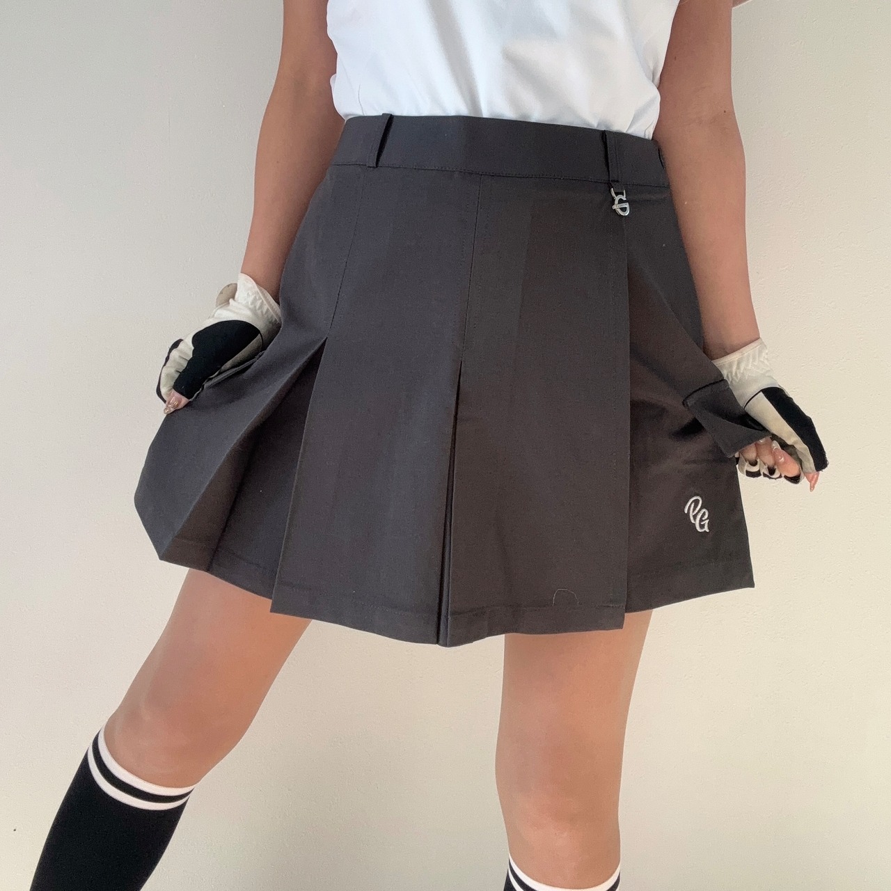 ボックスプリーツキュロット