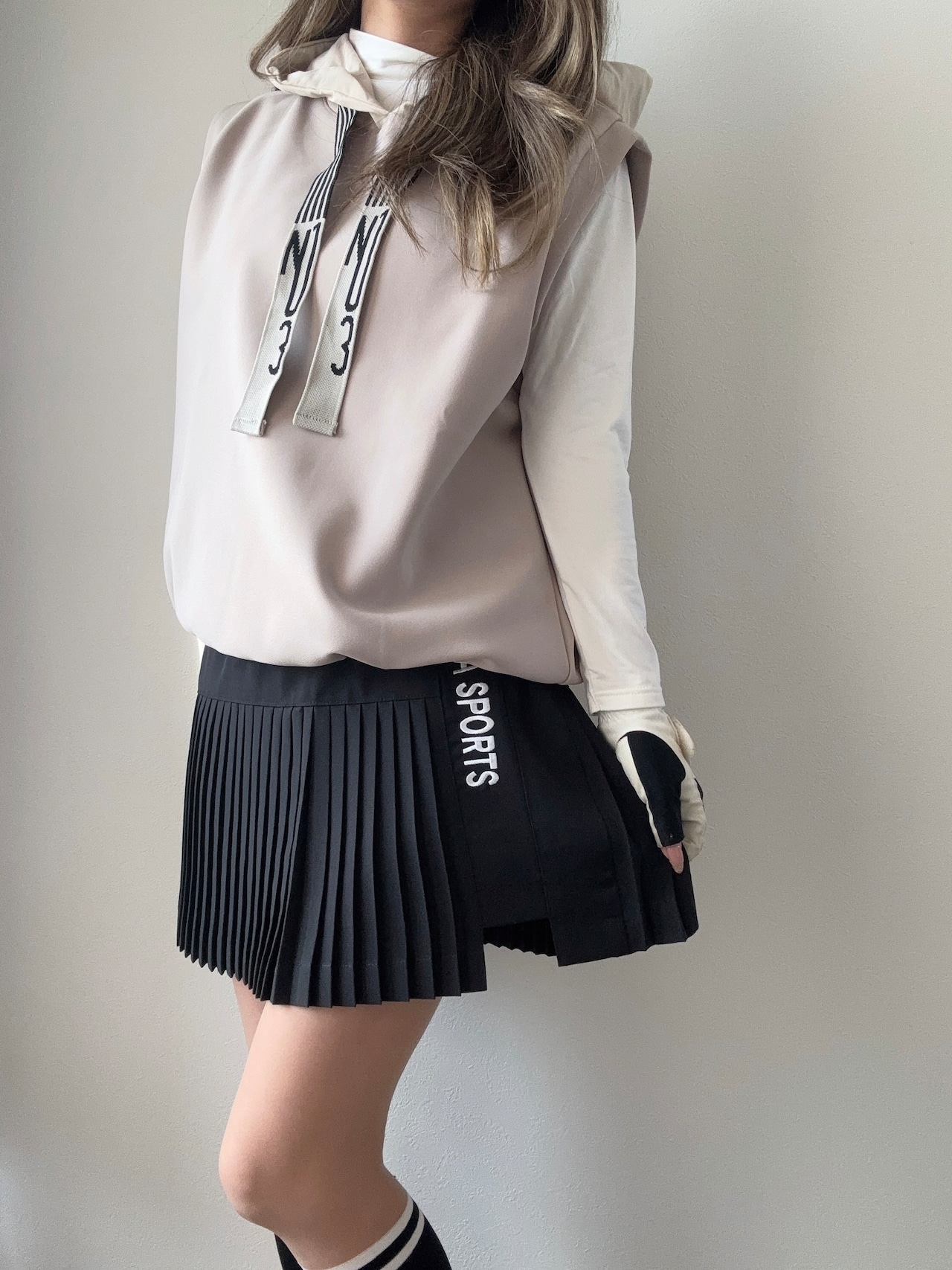 テープパーカーベスト