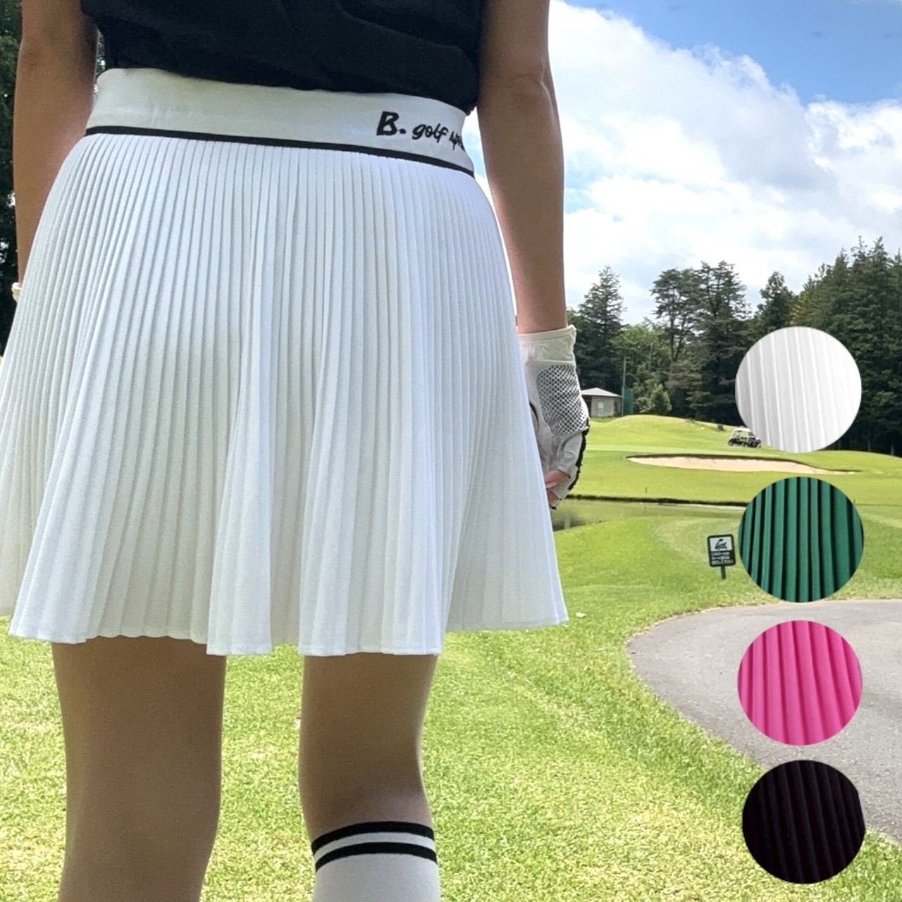 fineプリーツスカート