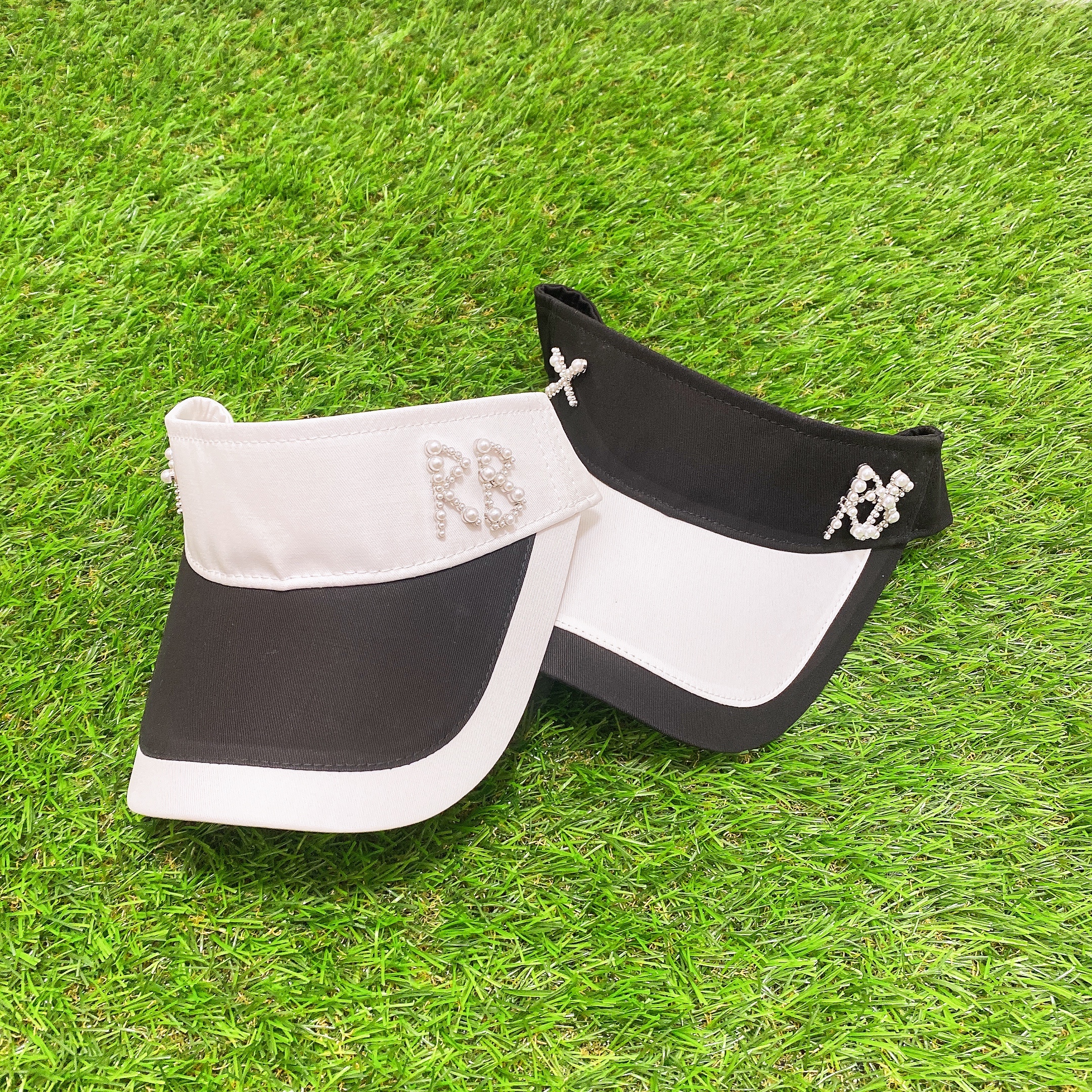 pearlバイカラーサンバイザー