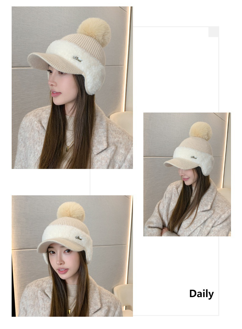 イヤマフニットキャップ