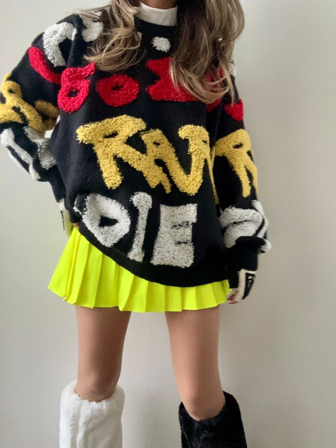 ファーレッグウォーマー