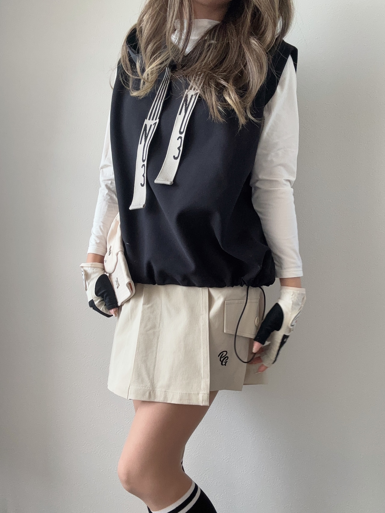 テープパーカーベスト