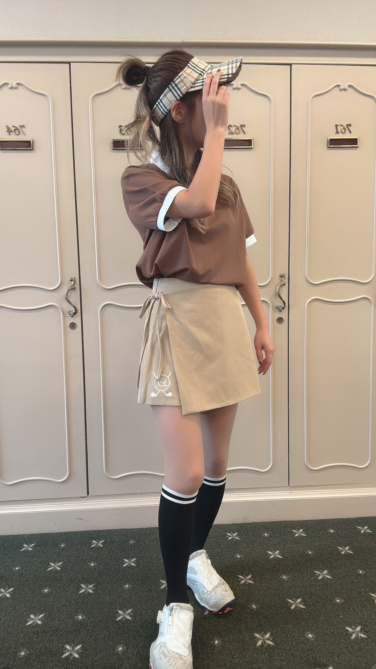 秋色オーバーポロ