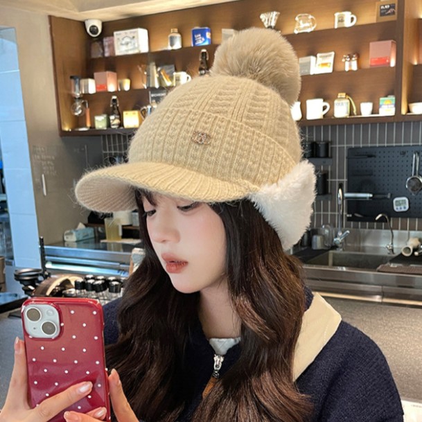 ケーブルニットキャップ