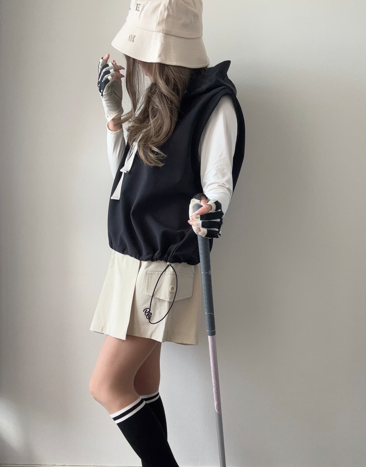 テープパーカーベスト