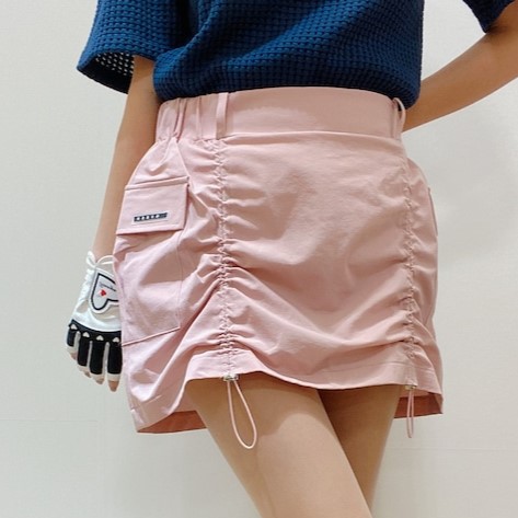 シャーリングタイトスカート pk