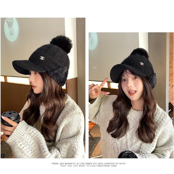 ケーブルニットキャップ