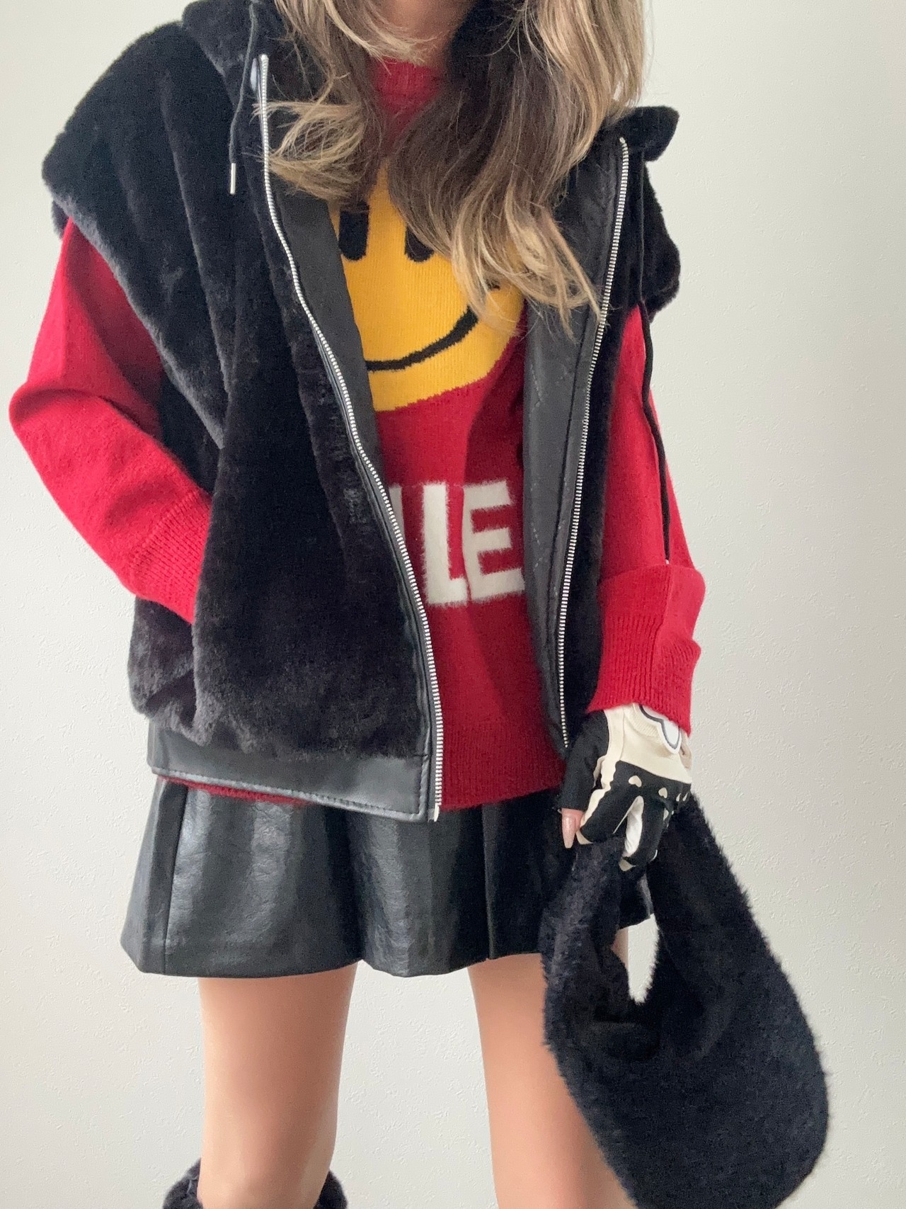 ファーフーディーベスト