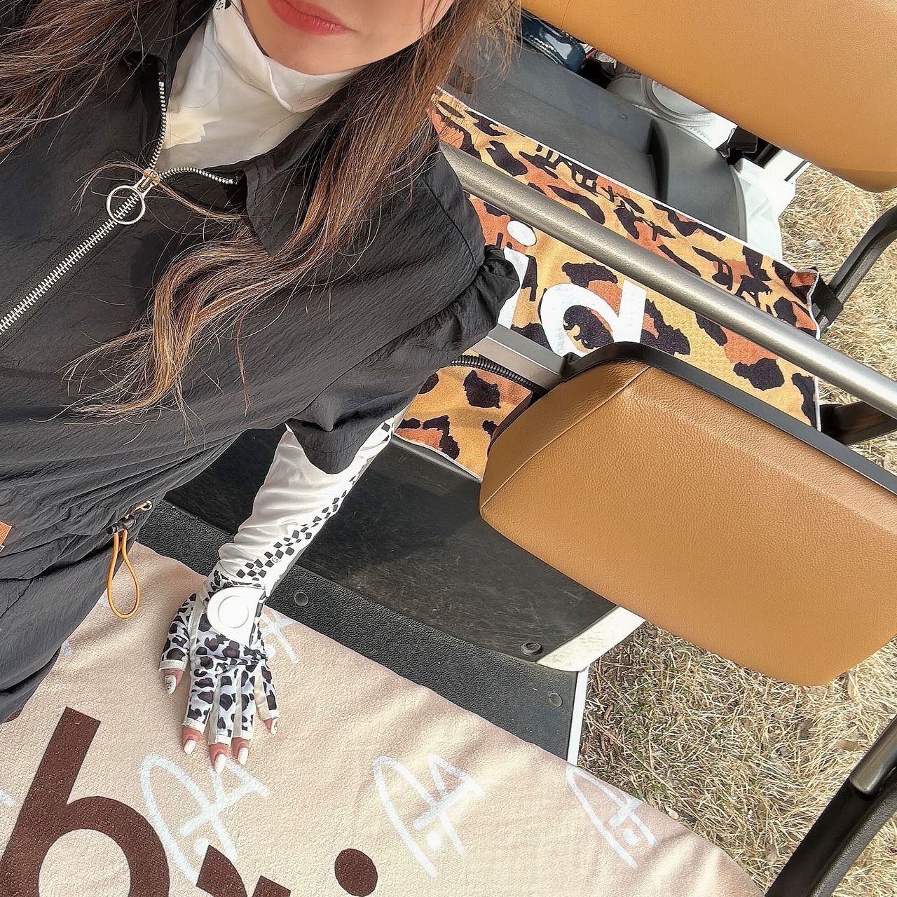 pA birdie!カートタオル