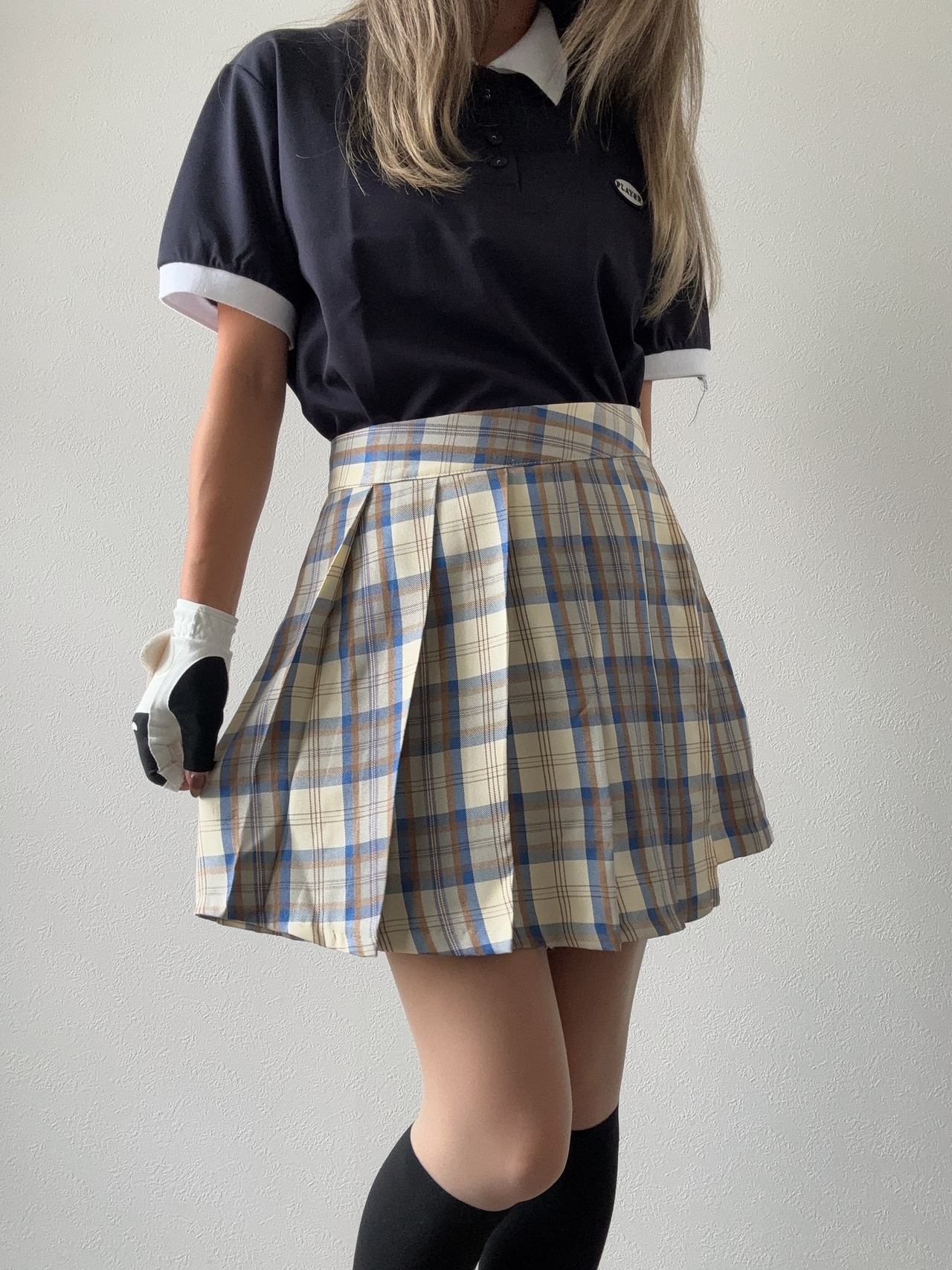 【SETUP対応】チェックプリーツキュロット