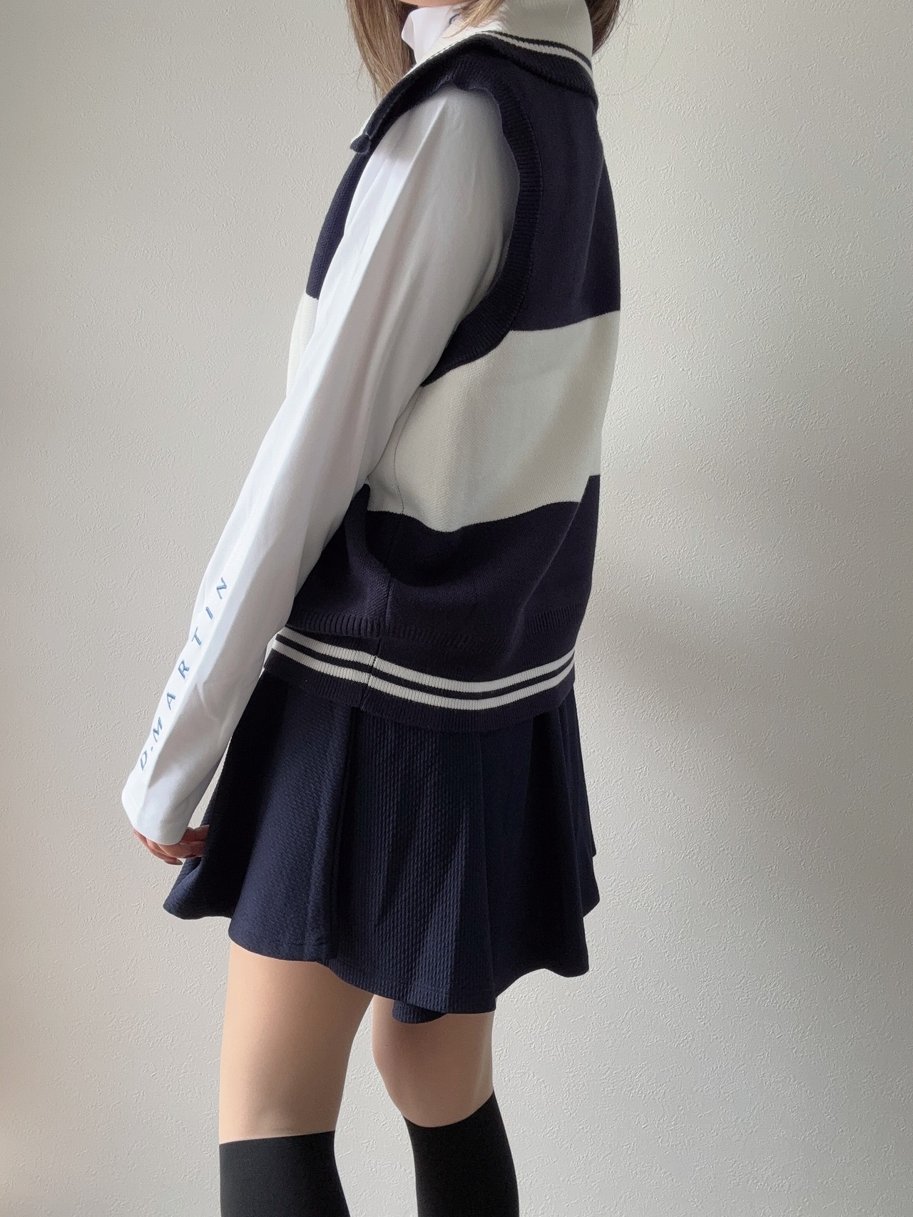 D.MARTIN刺繍ボトルネックLT