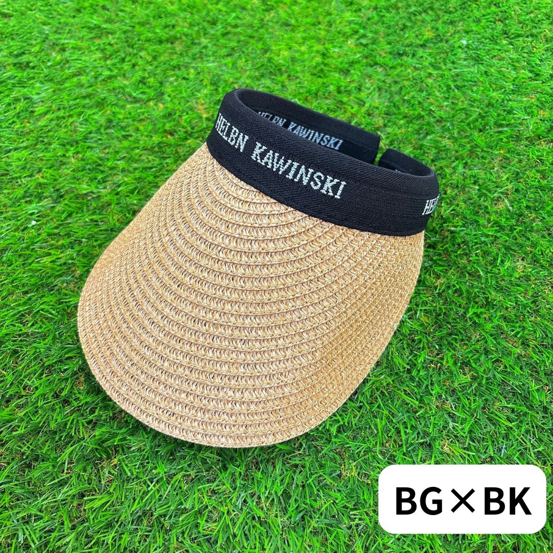 麦わらサンバイザー