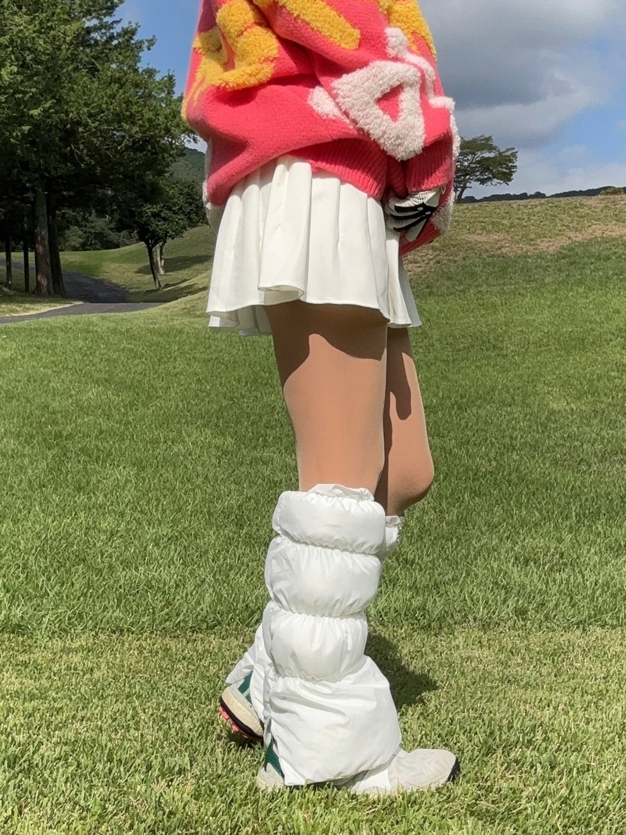 中綿レッグウォーマー