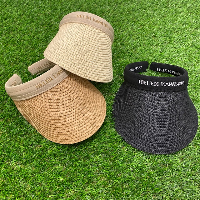 麦わらサンバイザー