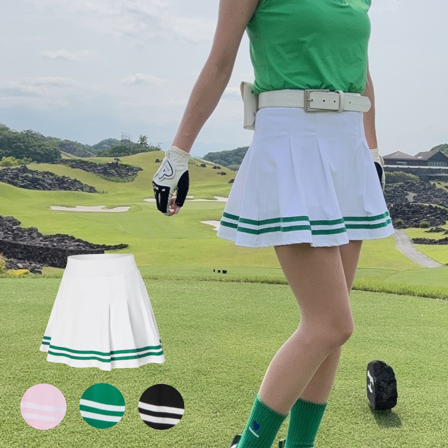 【細身】アンダーラインフレアスカート