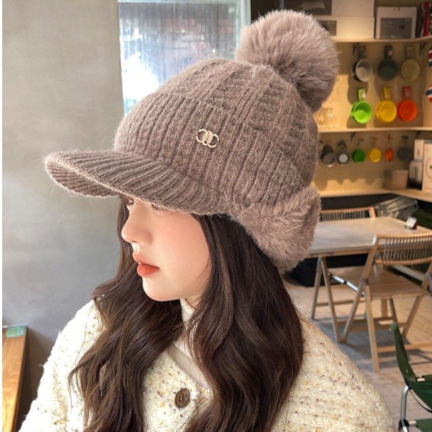 ケーブルニットキャップ