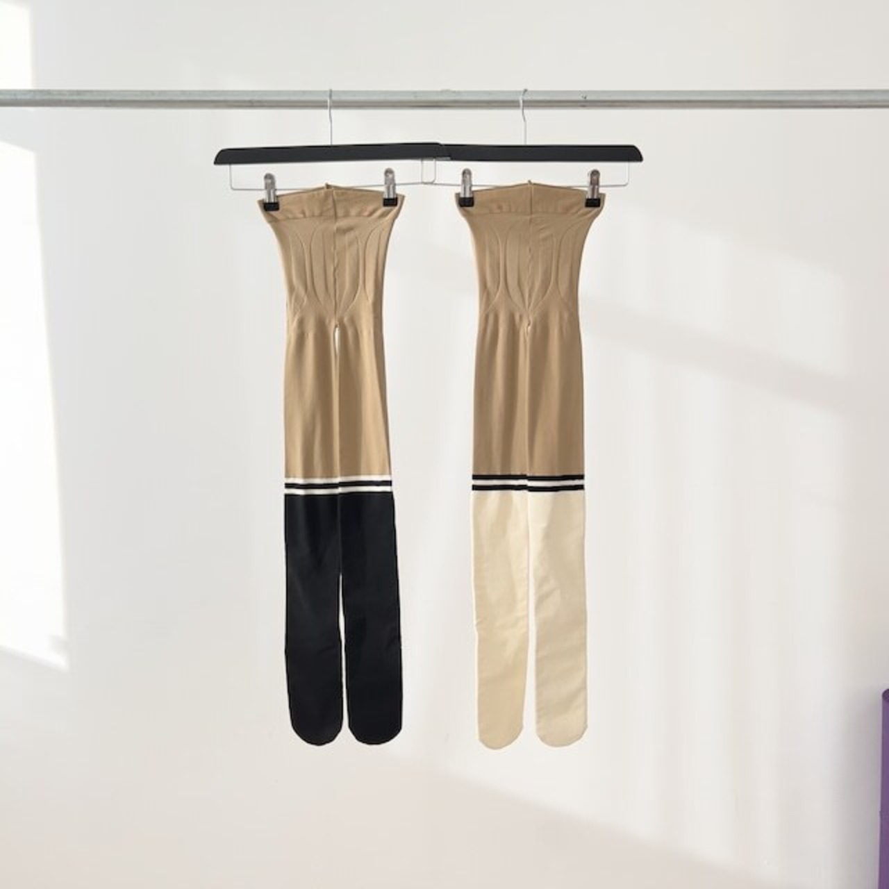 起毛ニーハイソックス風UVタイツ 