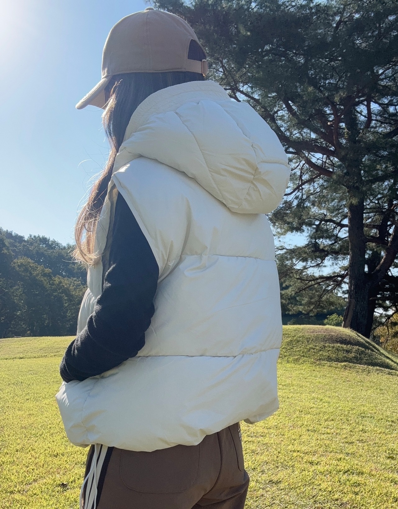 テープZIP中綿ベスト