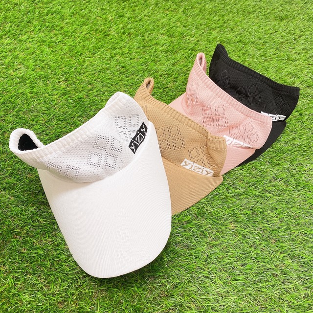 ツバ広メッシュサンバイザー