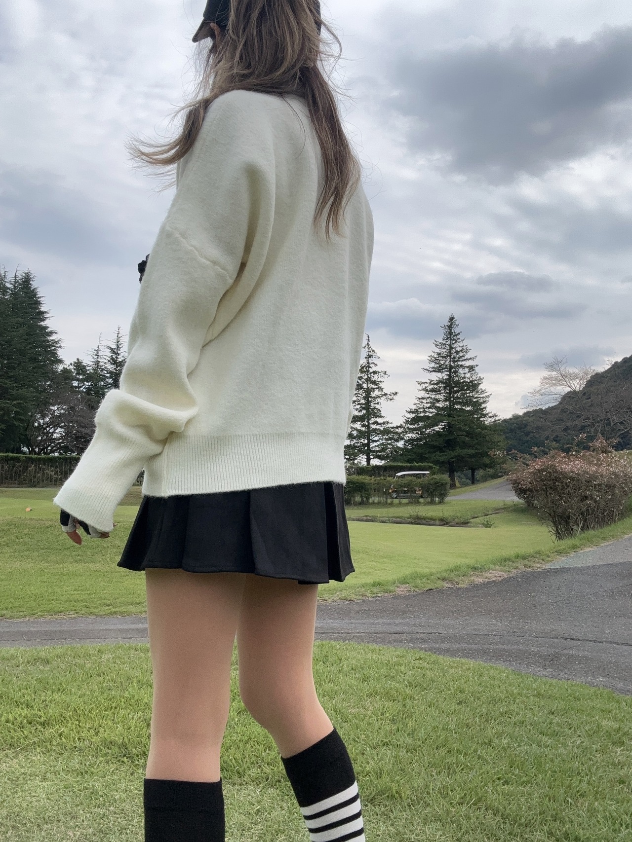 ぽこぽこお花セーター