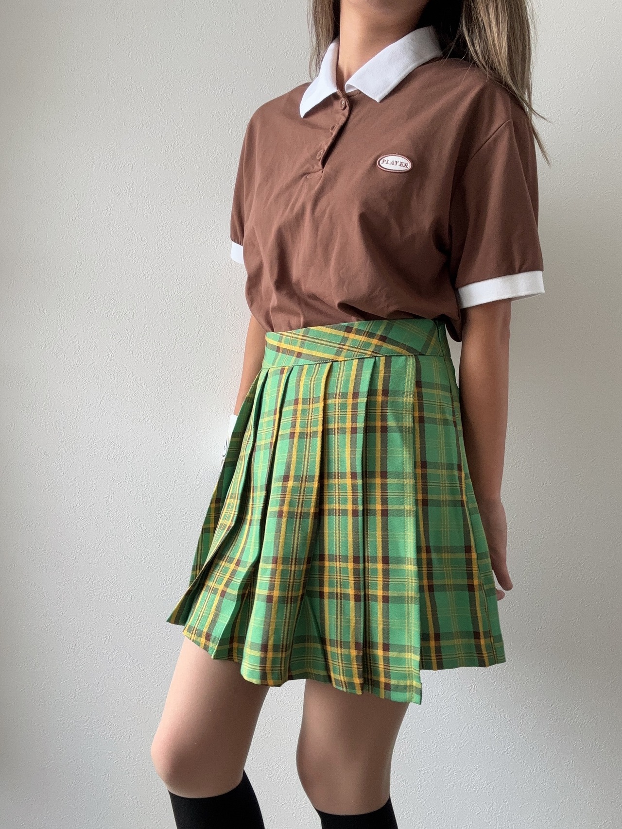 【SETUP対応】チェックプリーツキュロット