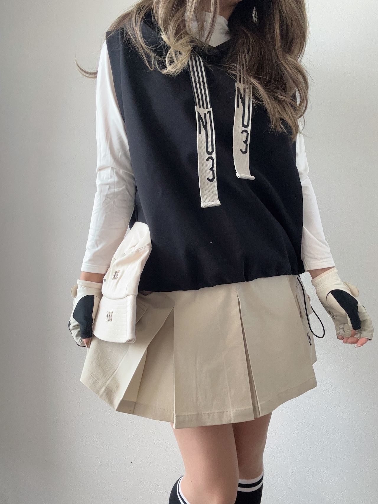 テープパーカーベスト