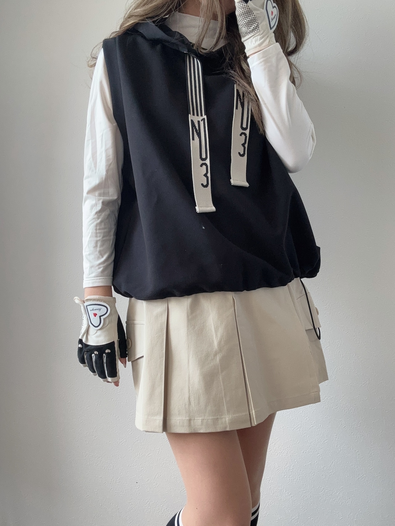 テープパーカーベスト