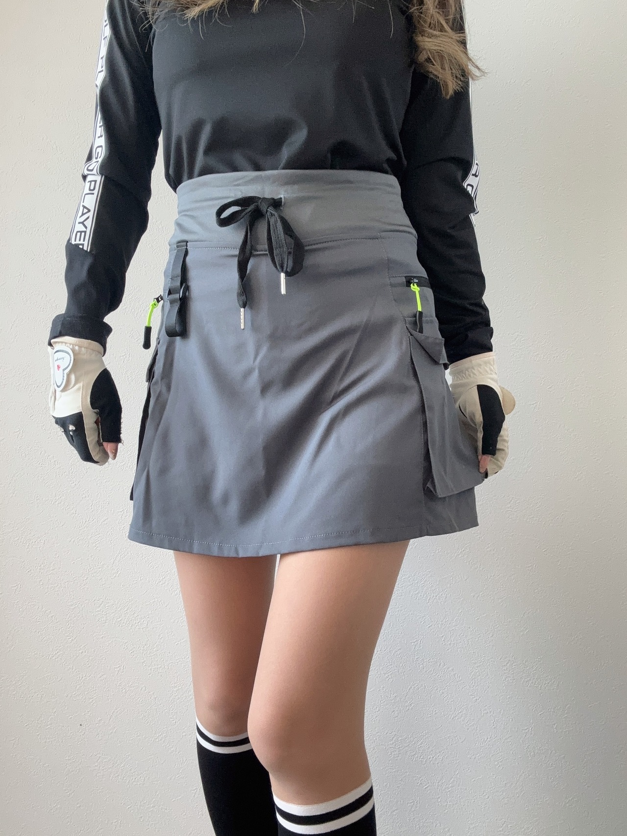 カラバリストレッチカーゴタイトスカート