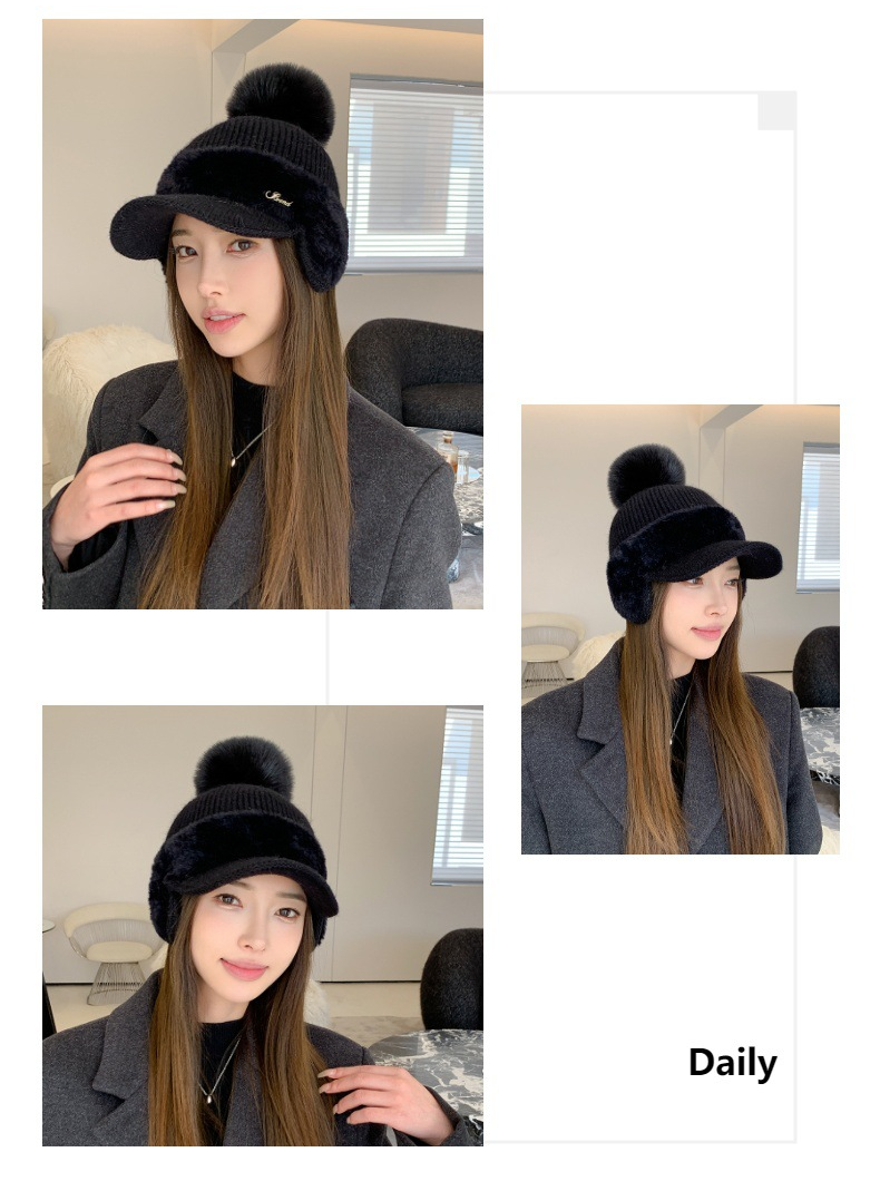 イヤマフニットキャップ