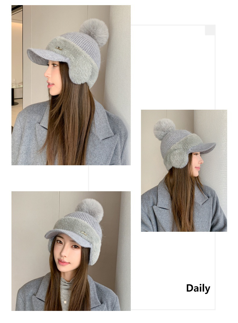 イヤマフニットキャップ