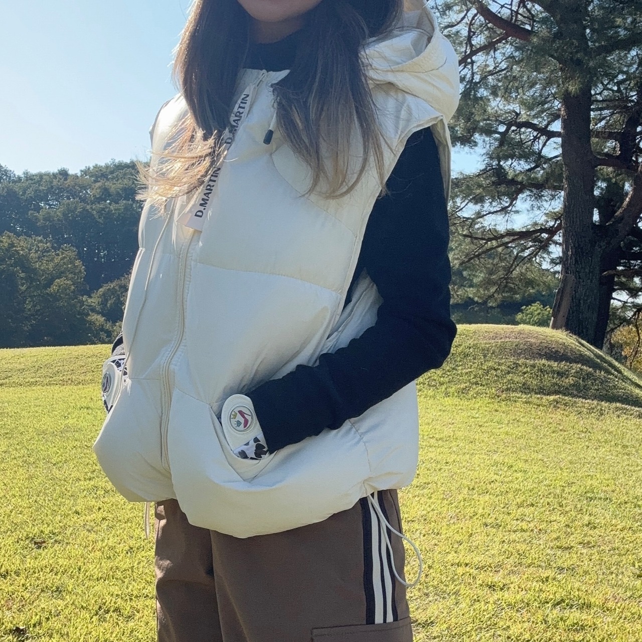 テープZIP中綿ベスト