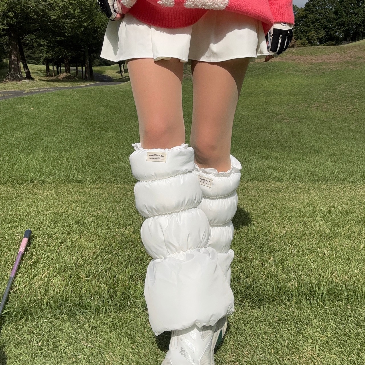 中綿レッグウォーマー